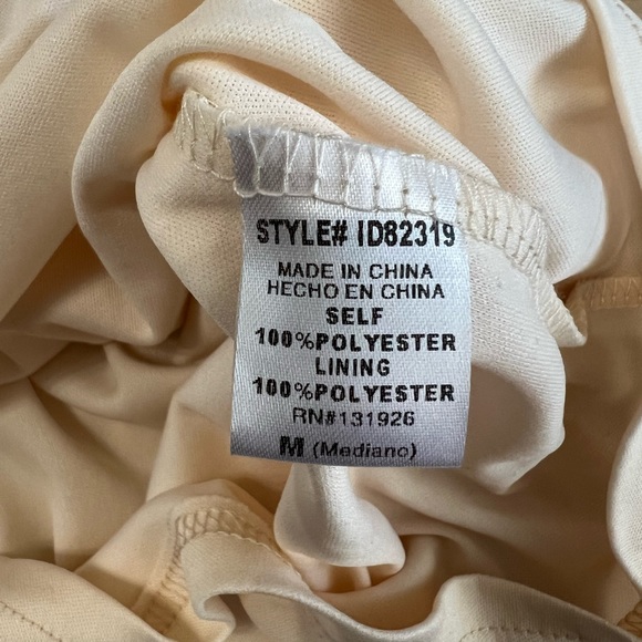 Tea n Rose Cream color flowy dress size M - Picture 4 of 4